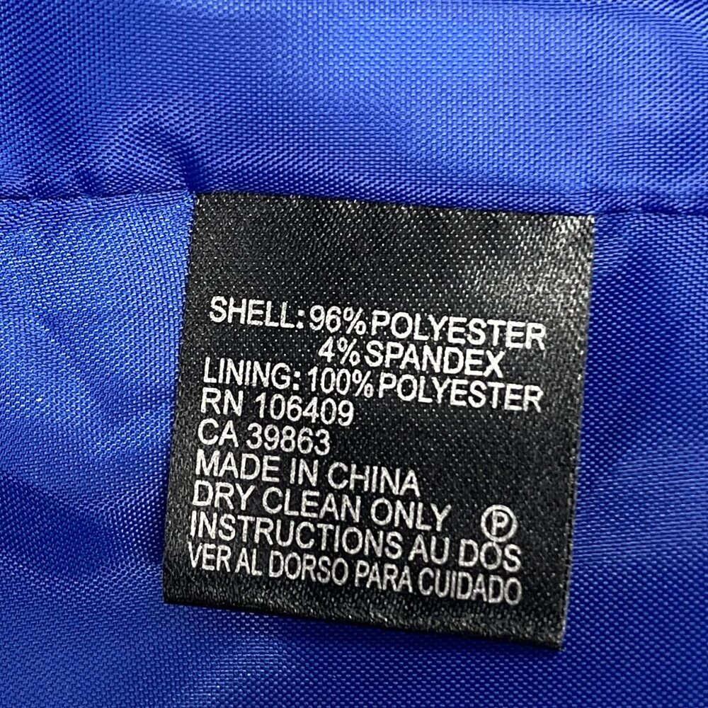 Tahari Arthur S. Levine Blue Shawl Collar Blazer Office Jacket Women's Petite 2P - Picture 6 of 10